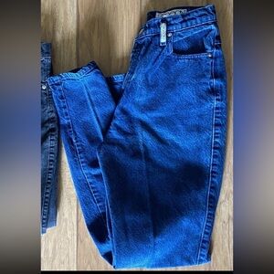 Vintage Sasson Denim Mom Jeans Blue High Rise Tapered